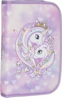 BECKMANN Schüleretui Classic Unicorn Princess Purple