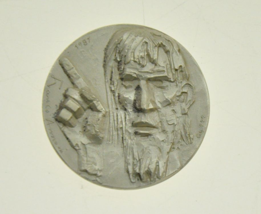 Médaille 12e Paris-Versailles 1987 - Caisse D'Épargne - Argent Plaqué - Voir Photos