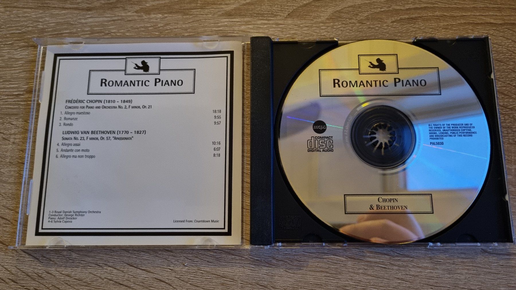 CD: Chopin & Beethoven - Romantic Piano – Usato da Hagenbuch ZH venduto da lecterr55 1