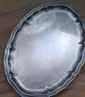 Tablett oval versilbert guter Zustand