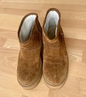 Leder Plateau Boots Grösse 40