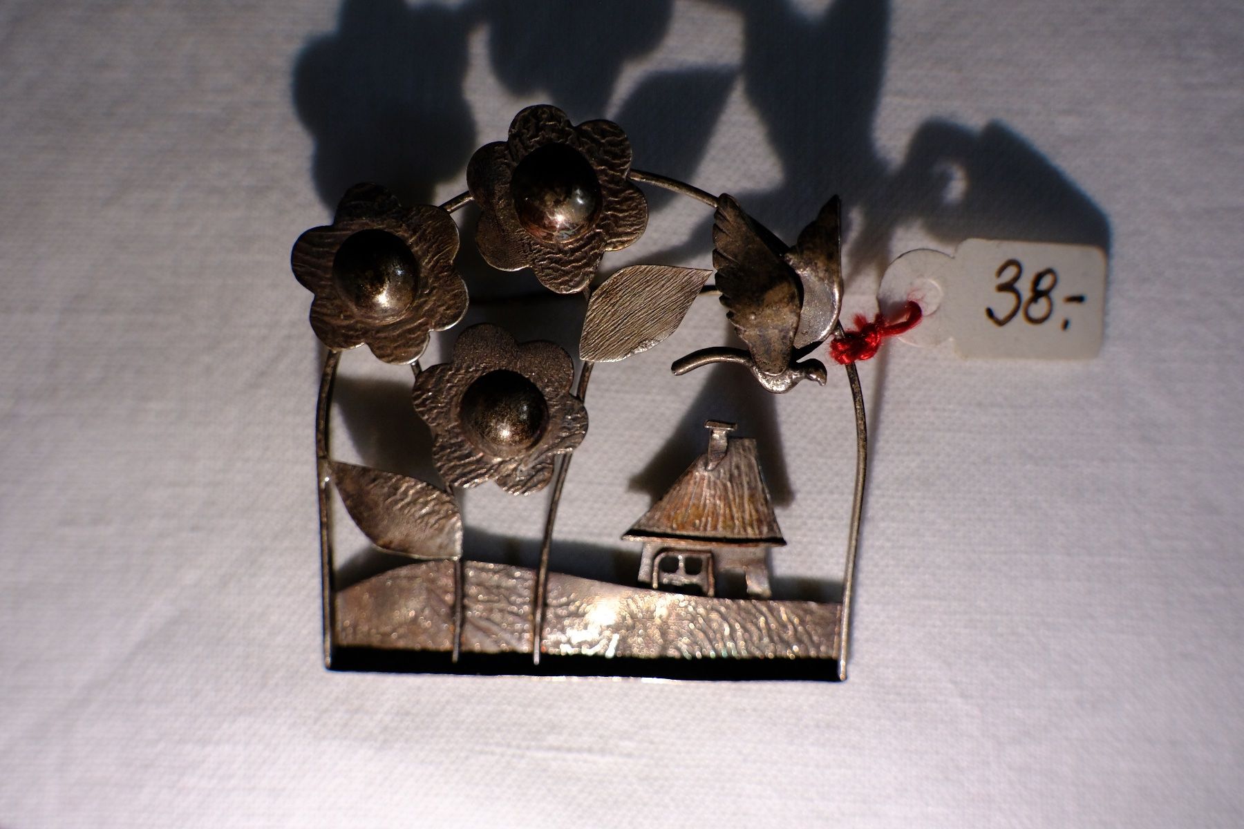 Spille & Fermagli: Landschaft/Vogel Silber 925 Brosche/Anstecker - Sterling – Nuovo (secondo la descrizione) da Fribourg venduto da Silver_Wat