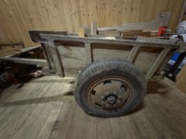 Antiker Holzwagen / Bockwagen – Ideal auch als Deko