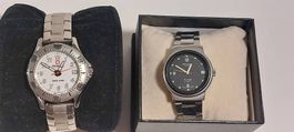 Lot n 12-  deux montres quartz vintage qualité Suisse