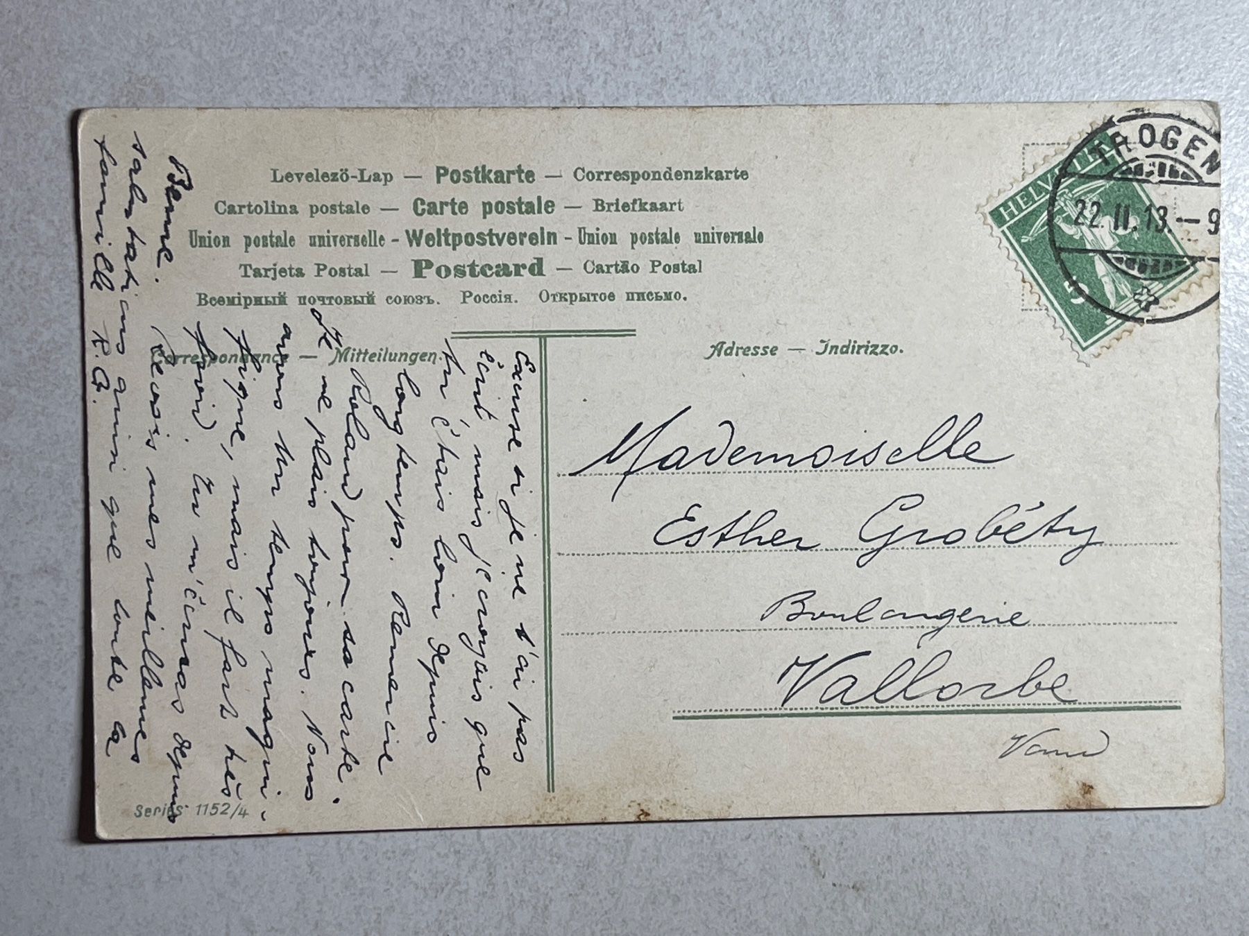 Cartoline postali: Alte Ansichtskarte mit Vögeln, – Usato da Strengelbach venduto da Aschatan5 1