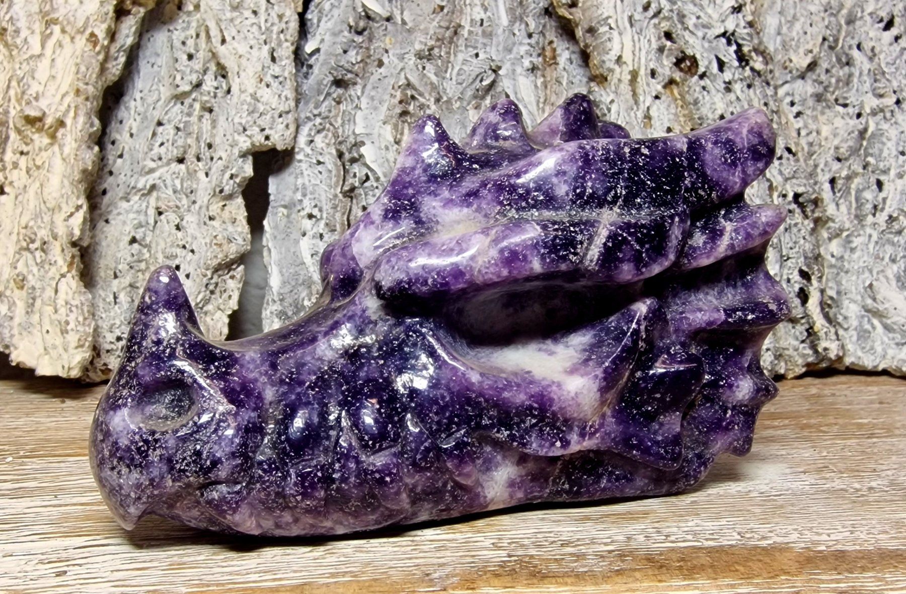 Minerali & Pietre curative: Lepidolit Drachenschädel 590g – Nuovo (secondo la descrizione) da Matzingen venduto da Shay_Crystalz 1