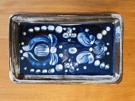 Keramikschale Kohler Biel Handarbeit blau