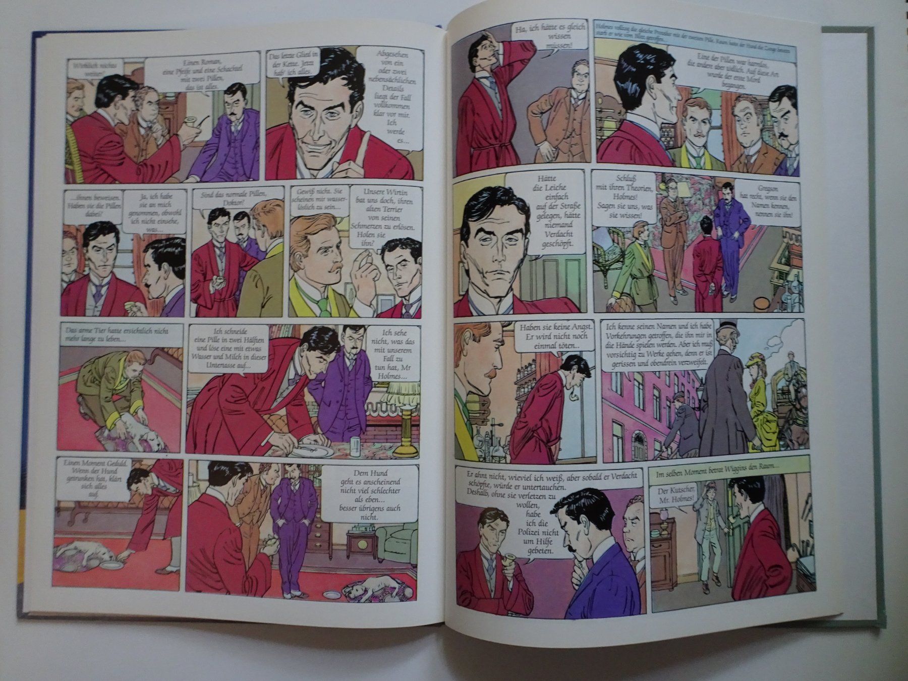 BD: Sherlock Holmes Studie in Scharlachrot Comic – D'occasion à Schönenwerd par schnitzunddrunter 2