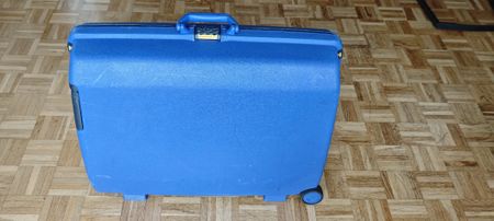 Samsonite Hartschalenkoffer blau, abschliessbar, 