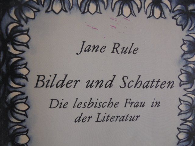 Libri: Bilder und Schatten Jane Rule – Usato da Hinwil venduto da Glasperlen 1
