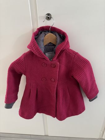 Mädchen Mantel Vertbaudet pink Grösse 94 cm guter Zustand