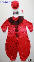 Costume Clown t. 5 - 6 ans