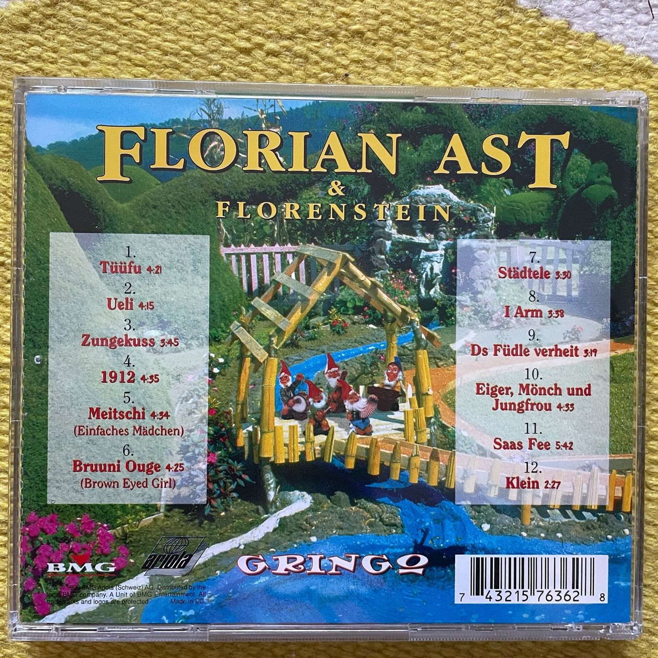 CD: FLORIAN AST-GRINGO – Usato da Rorschacherberg venduto da CD-Roli 1