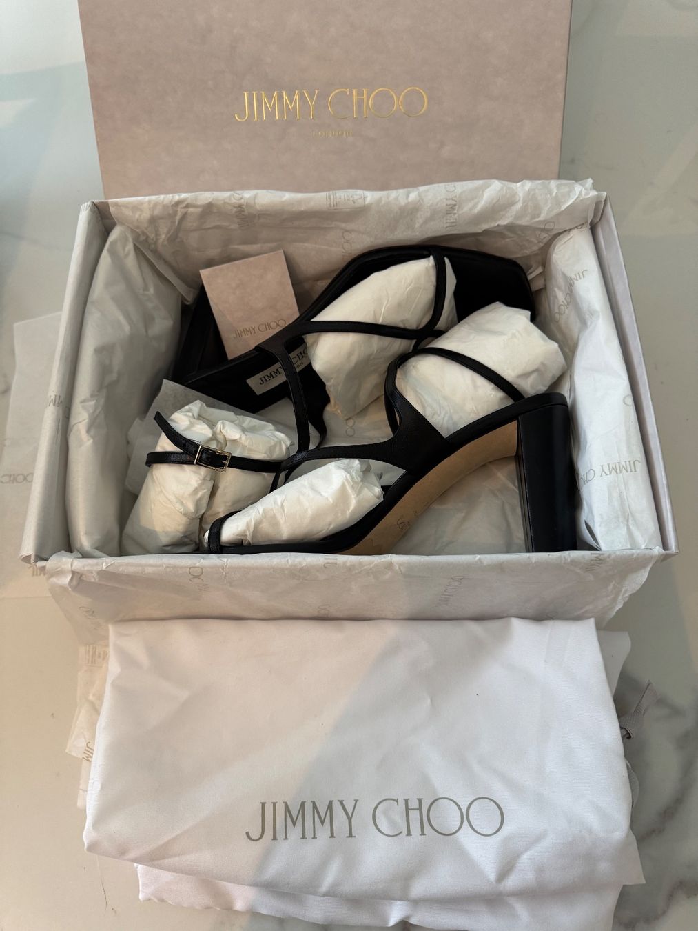 Jimmy Choo Damenschuhe: Jimmy Choo Azie 85 black Gr. 40 – Gebraucht aus Rümlang von selina_koenig 3