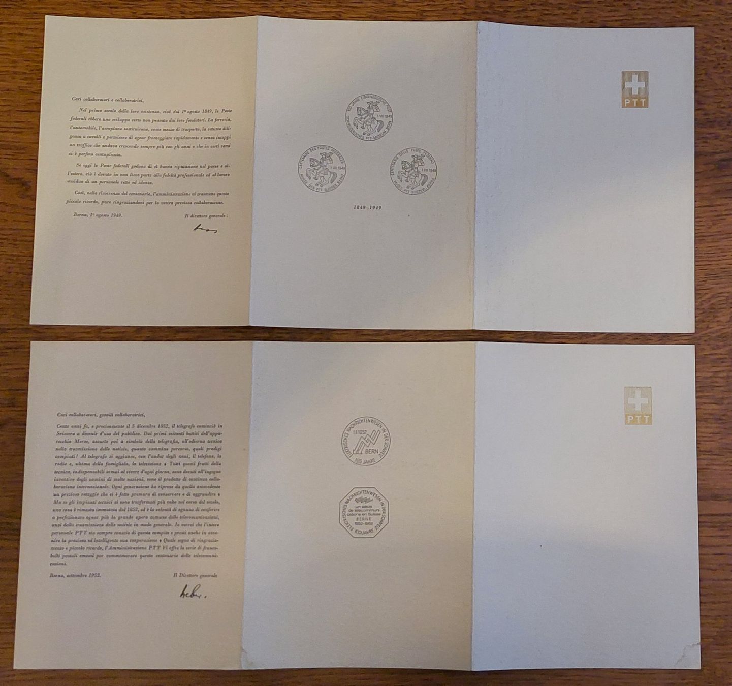 Tutti i francobolli: Suisse, divers carnets souvenir de 'administration PTT – Usato da Saillon venduto da picav 3