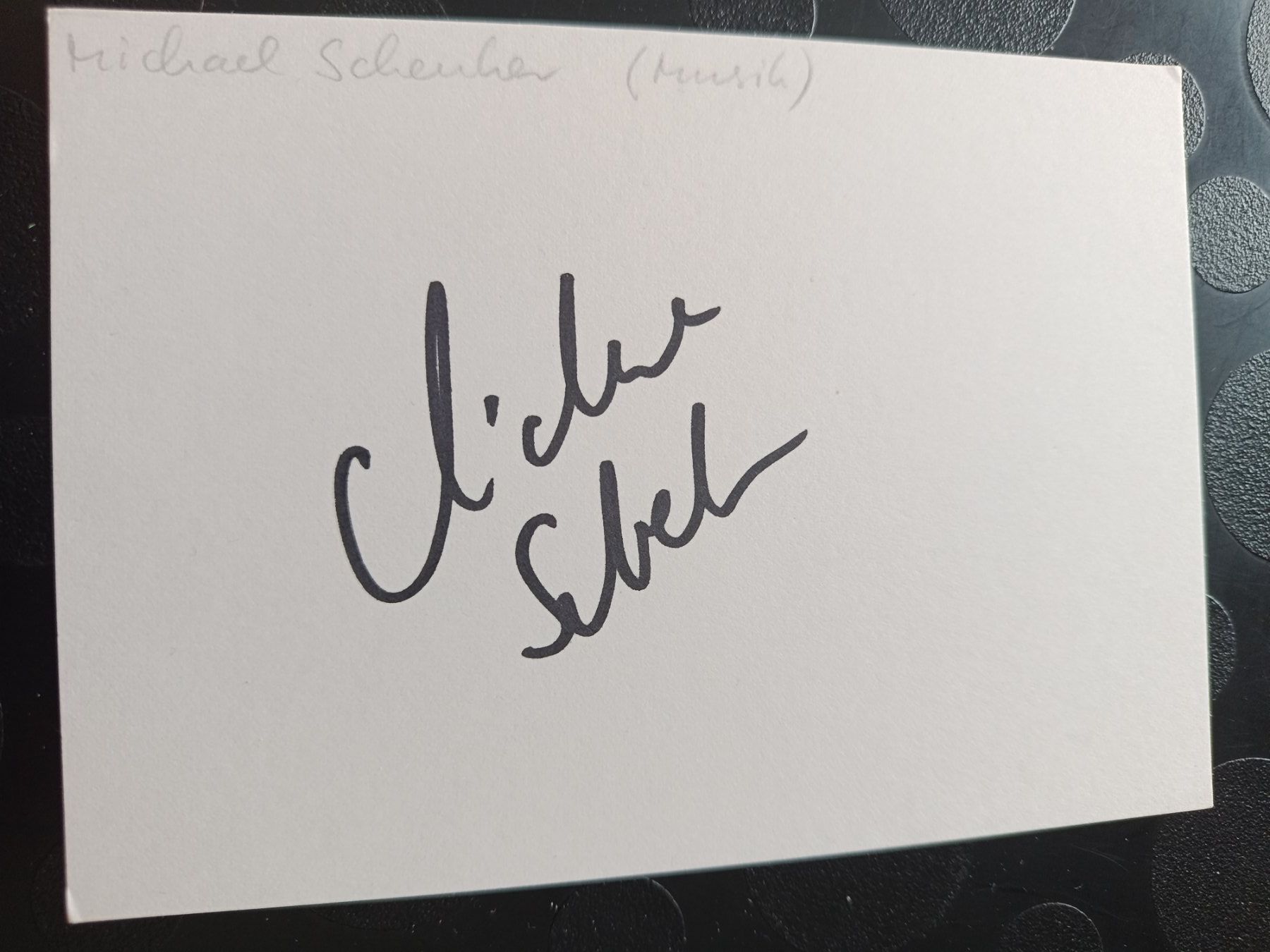 Autografi: Michael Schenker - Hardrock Gitarrist - handsigniert – Usato da Menziken venduto da Artographs