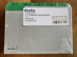 Biella A6 Alphabet Register Grün - Neu und Original!