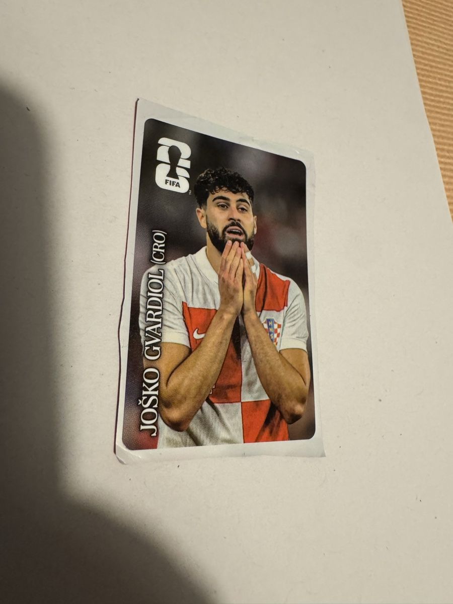 Coca-Cola Carte collezionabili: Sticker Coca Cola Joško Gvardiol  – Nuovo e nell'imballaggio originale da Lausanne venduto da jano2904
