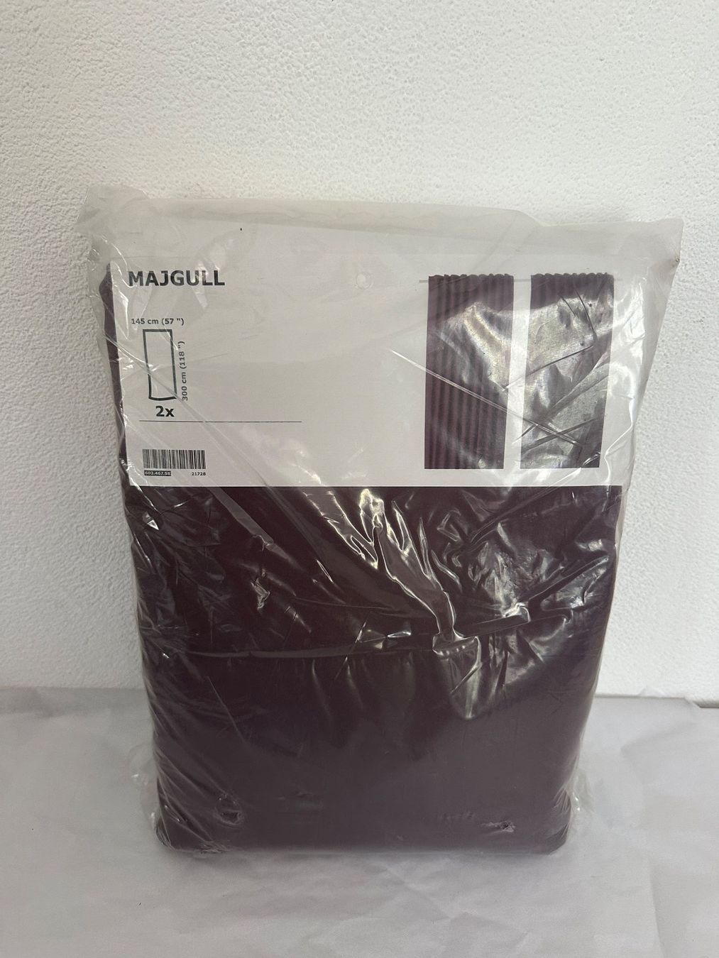 Ikea Tende: IKEA MAJGULL Vorhänge dunkelrot 145x300cm – Nuovo e nell'imballaggio originale da Adliswil venduto da shady2207