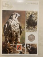 Numisbrief Tiere der Heimat Wanderfalke Silber 999
