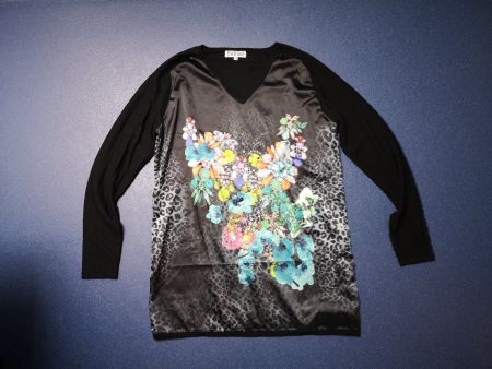 Langärmliges T-Shirt Merino Wolle 42