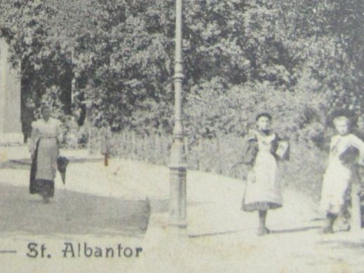 Cartoline postali: BASEL 1907 ST.ALBANTOR BELEBT AK BS – Usato da Ettingen venduto da Hausi4711 1