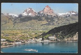 Brunnen und die Mythen mit Dampfschiff