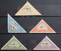 Estland Kat. 48-52 * 1924 (Kat. 49 defekt)