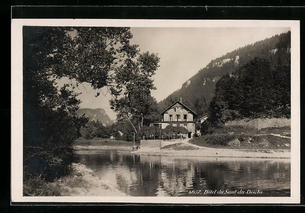 Cartoline postali: AK Les Brenets, Hotel du Saut du Doubs – Usato da Berlin venduto da bartko-reher