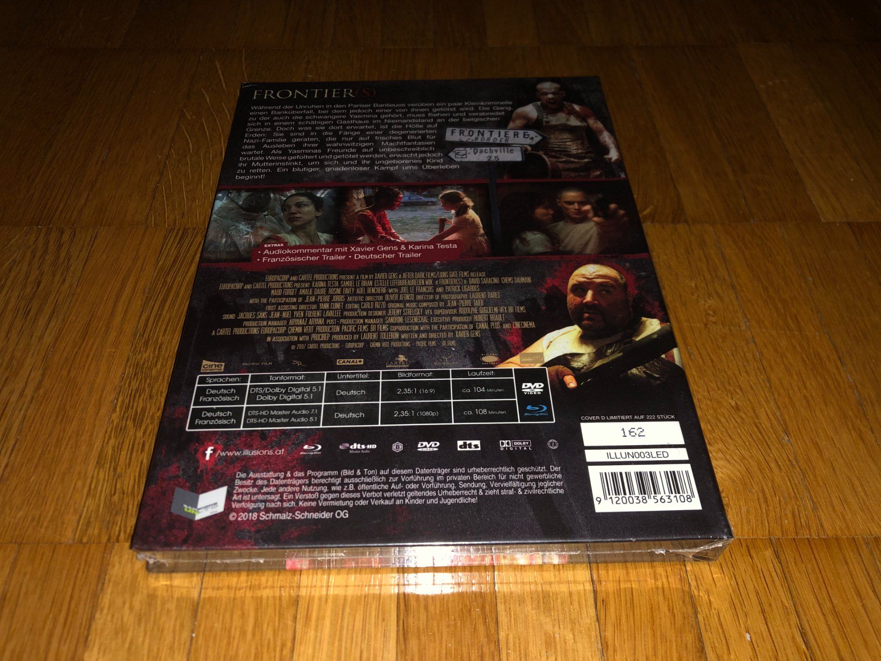 Tutti i DVDs: Frontier(s) - MEDIABOOK - D - UNCUT – Nuovo e nell'imballaggio originale da Basel venduto da havsok 1