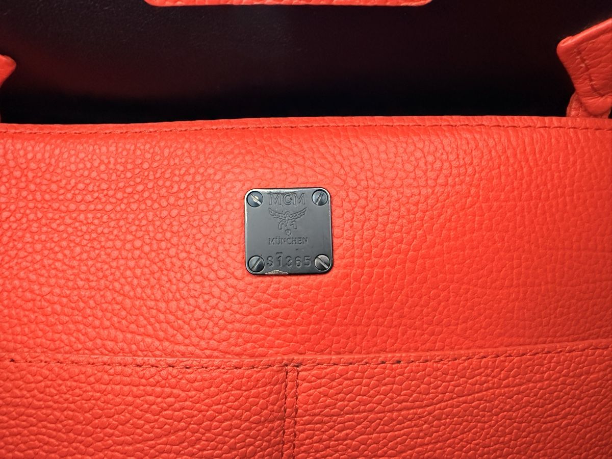 Mcm Borse: MCM Shopper Tote Bag Braun/Orange – Usato da Rorschacherberg venduto da galylea 5