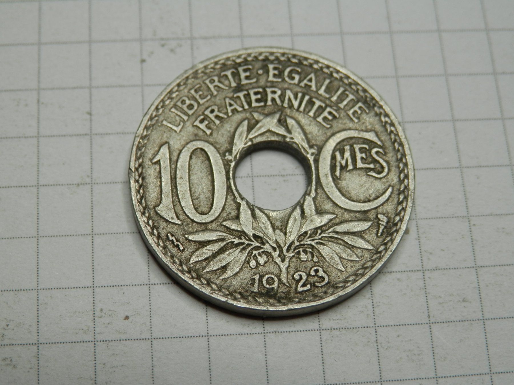 Tutti le monete: Frankreich 10 Centimes, 1923 – Usato da Weiach venduto da weiach81