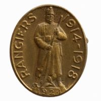 Abzeichen Militär 1924 Rangiers 1914-1918
