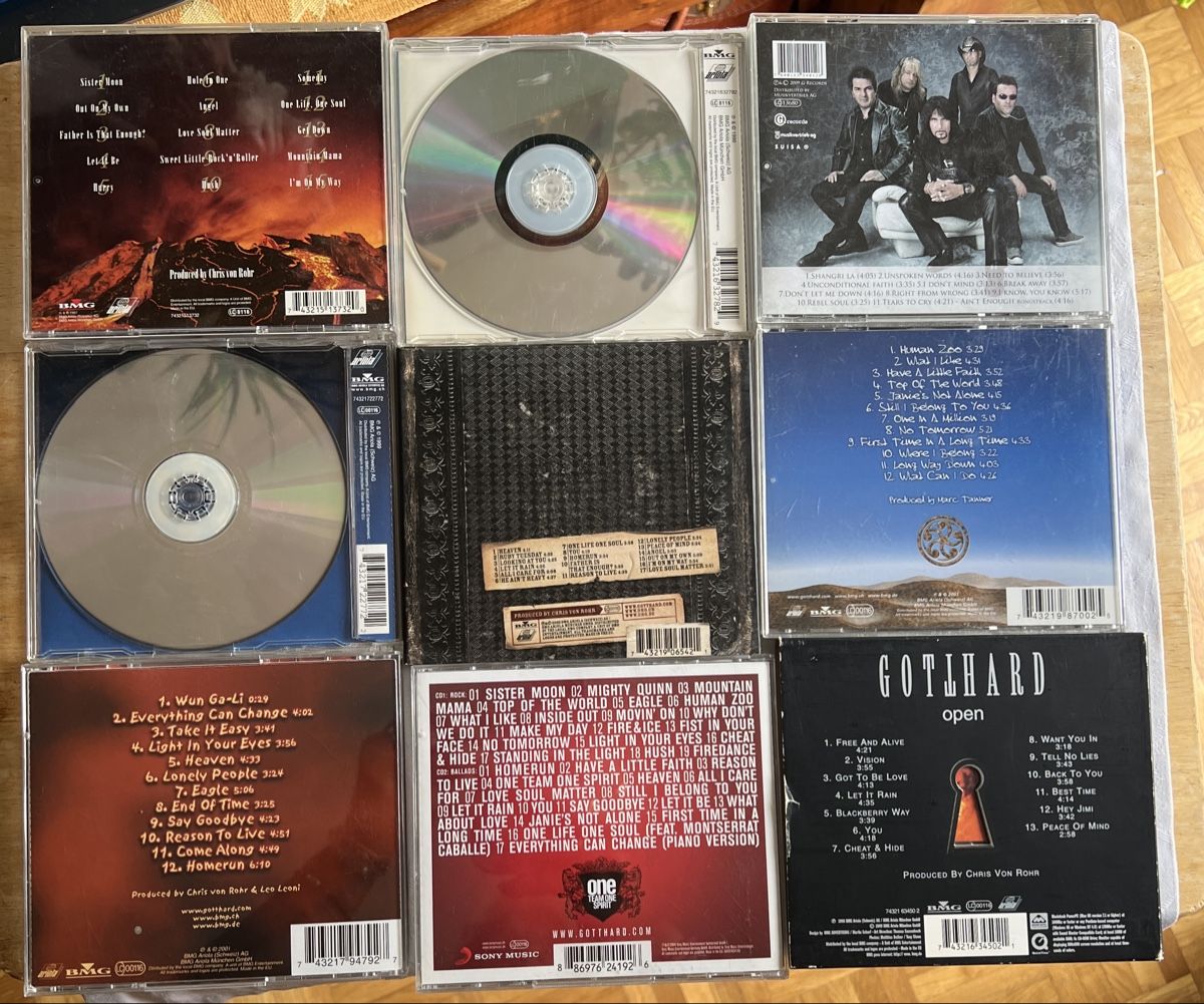 CD: Gotthard CD collezione 9 pezzi – Usato da Dino venduto da ani_ypr9 1