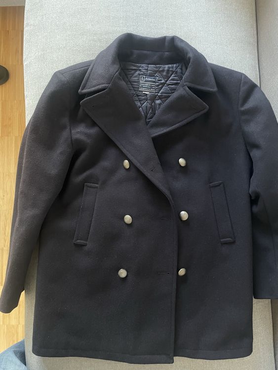 Armor Lux Caban Bicolore Fort Cigogne Homme Cappotto