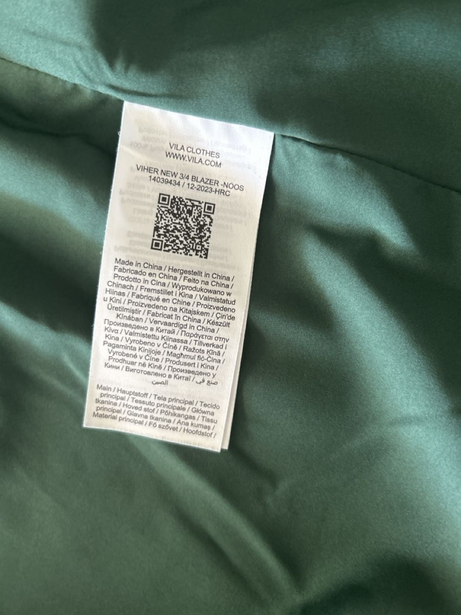 Vila Giacche: Blazer von Vila, Grösse L, grün – Nuovo (secondo la descrizione) da Erlinsbach SO venduto da hallon480 3