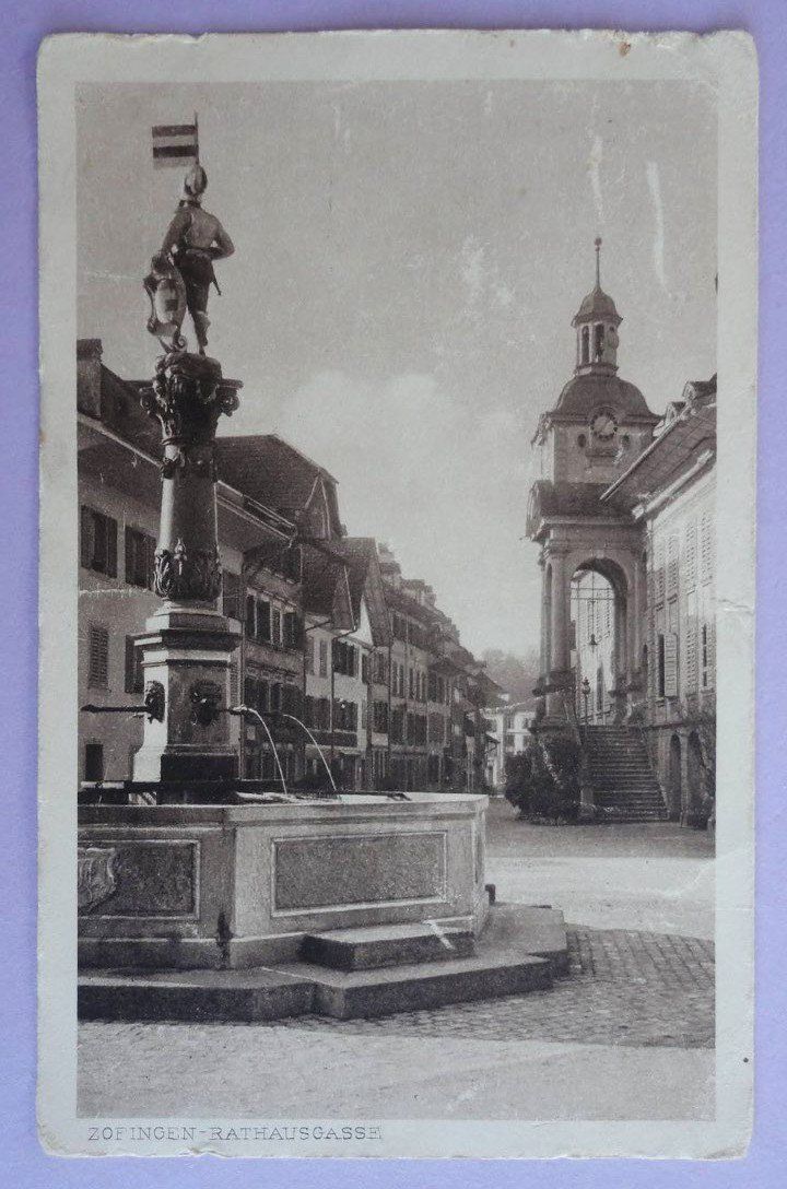 Cartes postales: Zofingen - Rathausgasse – Défectueux à Fétigny par Billy2miny