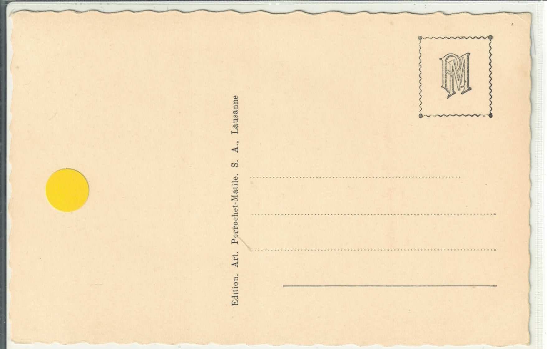Cartoline postali: Chateau d'Oex - Generalansicht im Winter – Usato da Ettingen venduto da Kartenplanet 1
