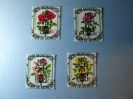 1982  Rosen3 Rose D OR 1820 Montreux Pro Juventute Vollst.