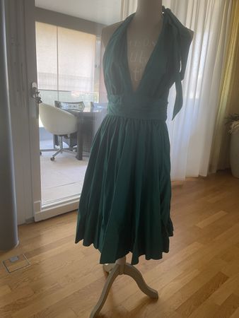 Kleid Elegantes Sommerkleid, Türkis,