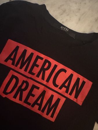 Guess T-Shirt "American Dream" Schwarz xs