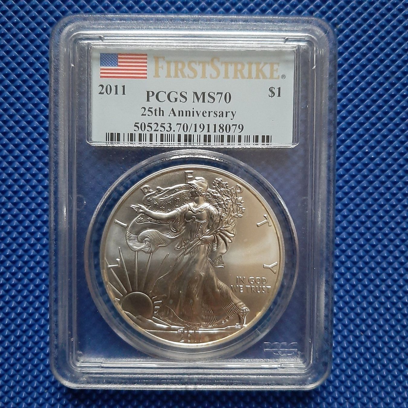 Tutti le monete: American Eagle PCGS MS 70 First Strike 25 Anniversary – Usato da Carouge GE venduto da cecob0909