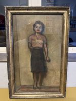 Aquarell Hand signiert Bild 