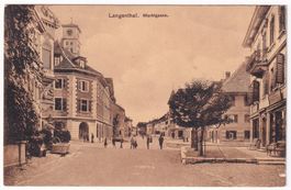 Langenthal. Marktgasse. 1934
