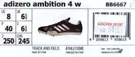 Adidas adizero ambition 4 w
