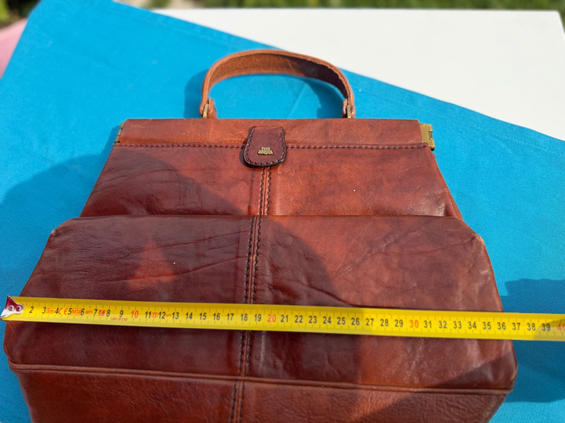 The Bridge Borse: Vintage Ledertasche von The Bridge - Braun – Usato da Cugnasco venduto da tizianaq 7