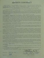 George Slim Summerville (92-46) Schauspieler - sign. Vertrag