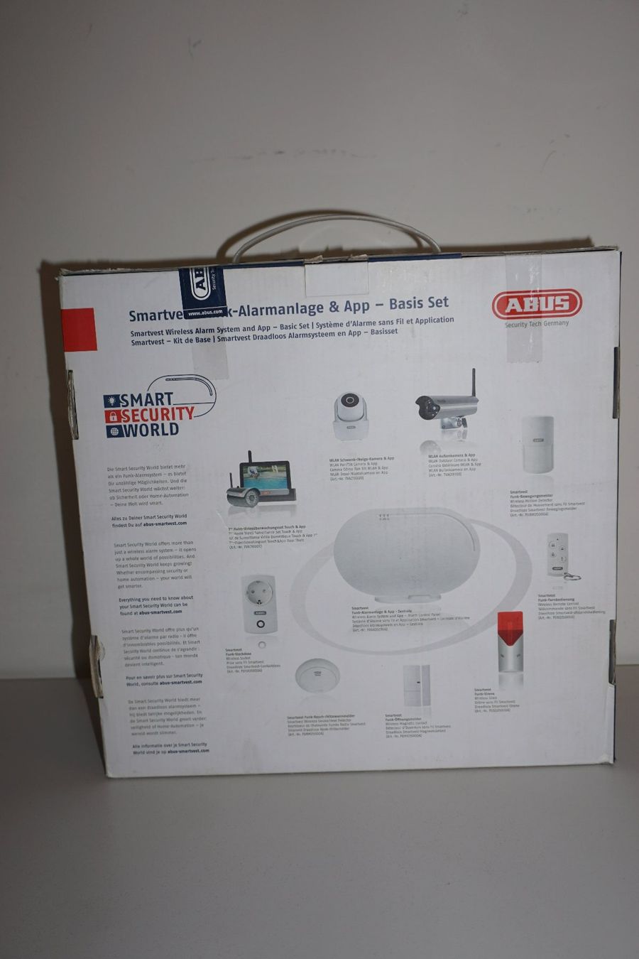 Abus Alarmanlagen: Abus Smartvest Basis-Set Funk-Alarmsystem & App – Gebraucht aus Basel von  1