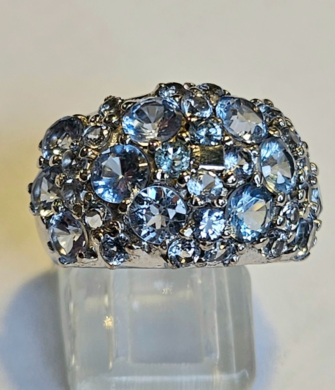 Ringe: Ring Silber mit blauen Topas EdelSteinen Grösse 52 – Neu (gemäss Beschreibung) aus Zürich von adriben 1