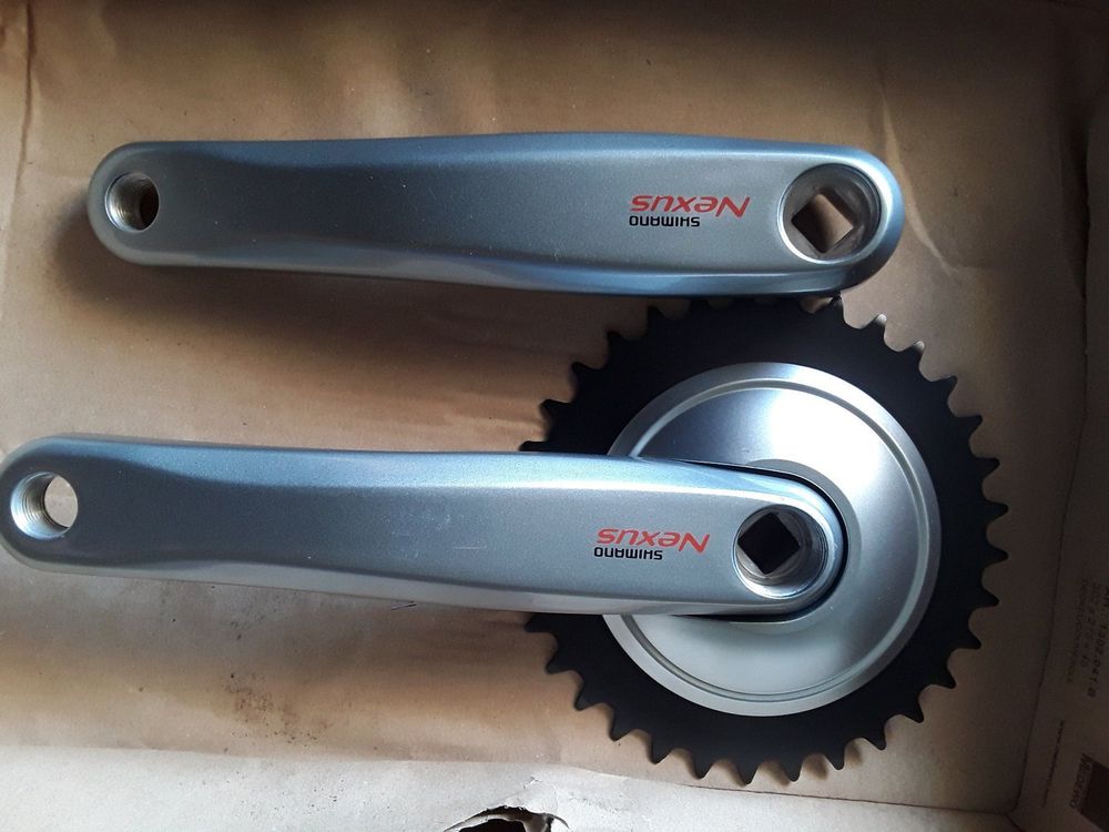 Achetez des Shimano Pédalier Nexus C6000 38T 8V - Argent chez HBS